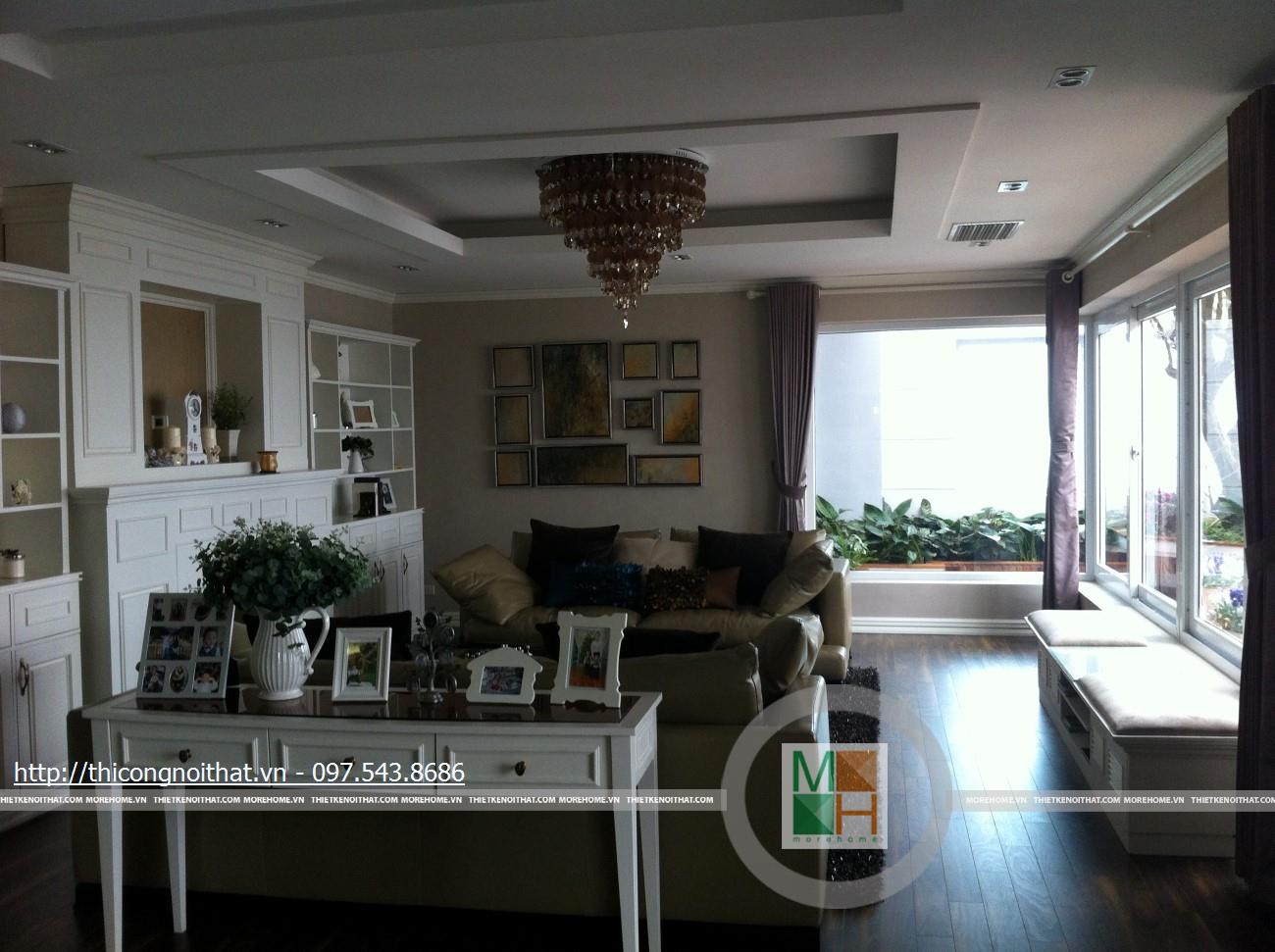 Thi công nội thất biệt thự Sài Gòn